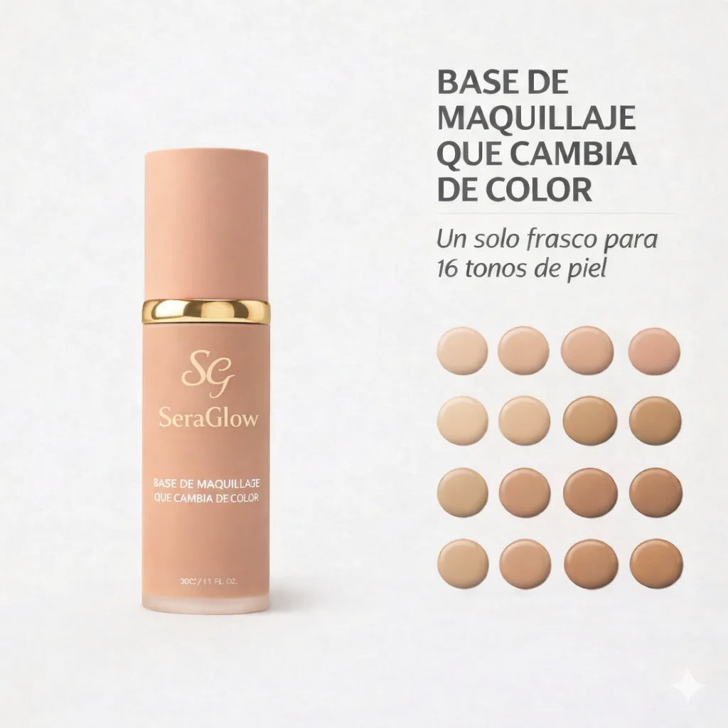Piel de Porcelana en Segundos: La Base Inteligente que se Adapta a tu Tono Real ✨