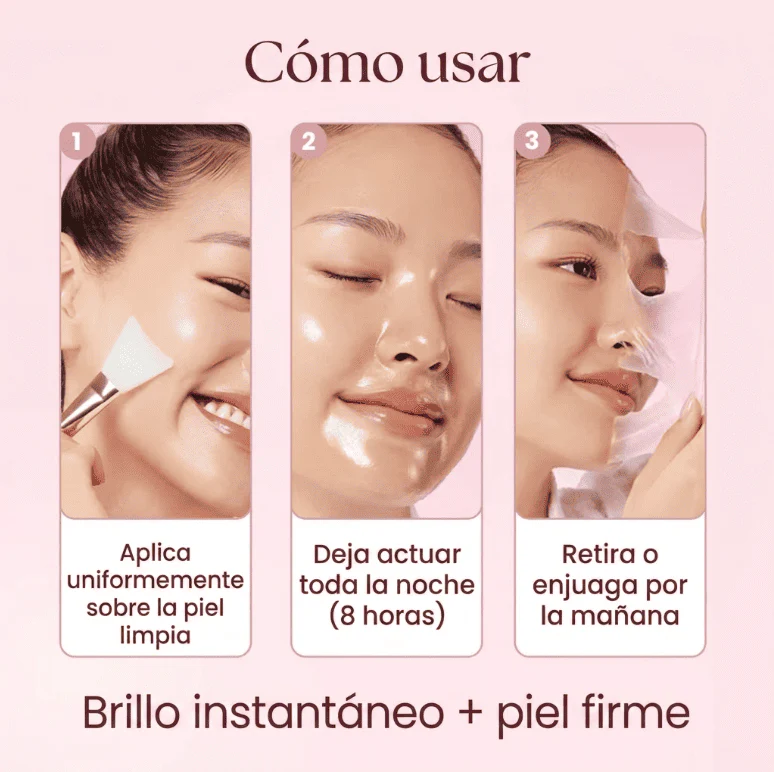 Mascarilla Envolvente Nocturna de Colágeno SeraGlow